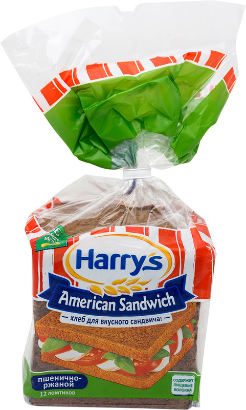 Хлеб Harry's American Sandwich пшенично-ржаной, 470г — фото 4
