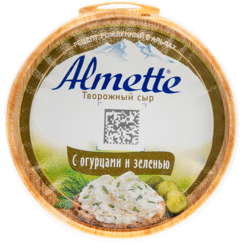 Сыр творожный Almette С огурцами и зеленью 60%, 150г — фото 4