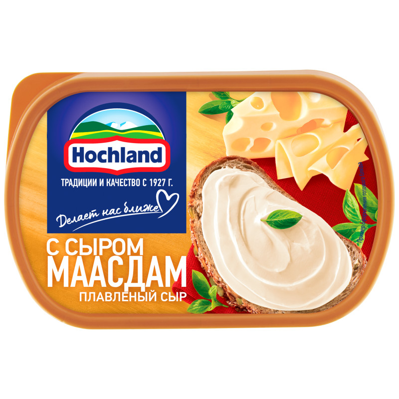 Сыр плавленый Hochland Сырная классика с сыром Маасдам 50%, 200г — фото 3