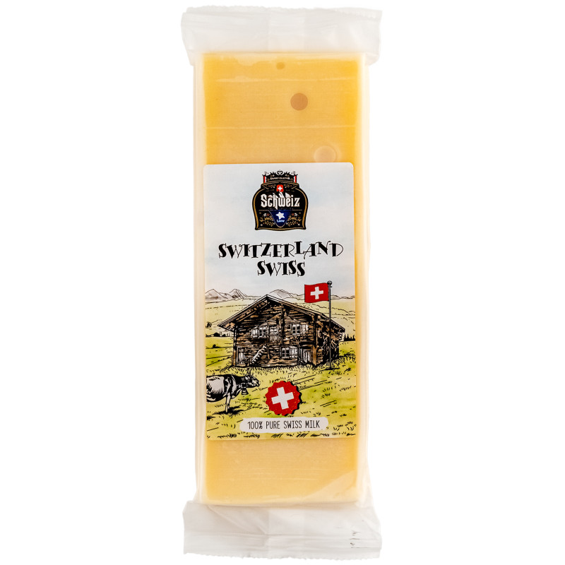 Сыр твёрдый Laime Швейцарский порционный 45%, 180г