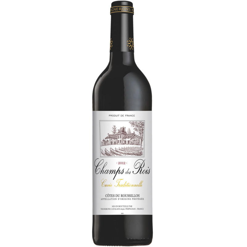 Вино Champs des Rois красное сухое 13%, 750мл