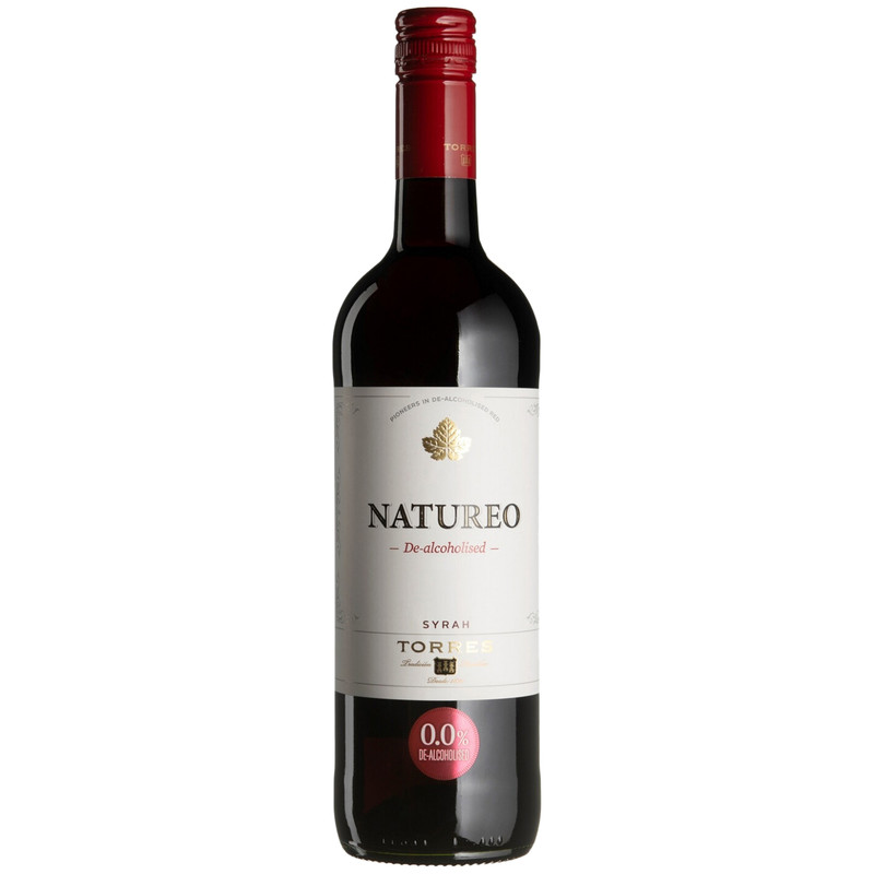 Вино безалкогольное Torres Натурео Сира красное полусладкое 0%, 750мл