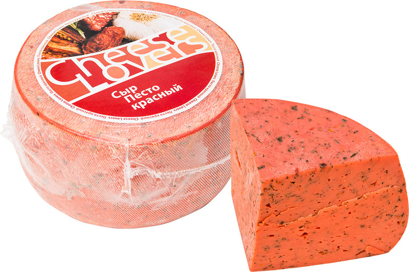 Сыр Cheese Lovers Песто красный 50% — фото 1