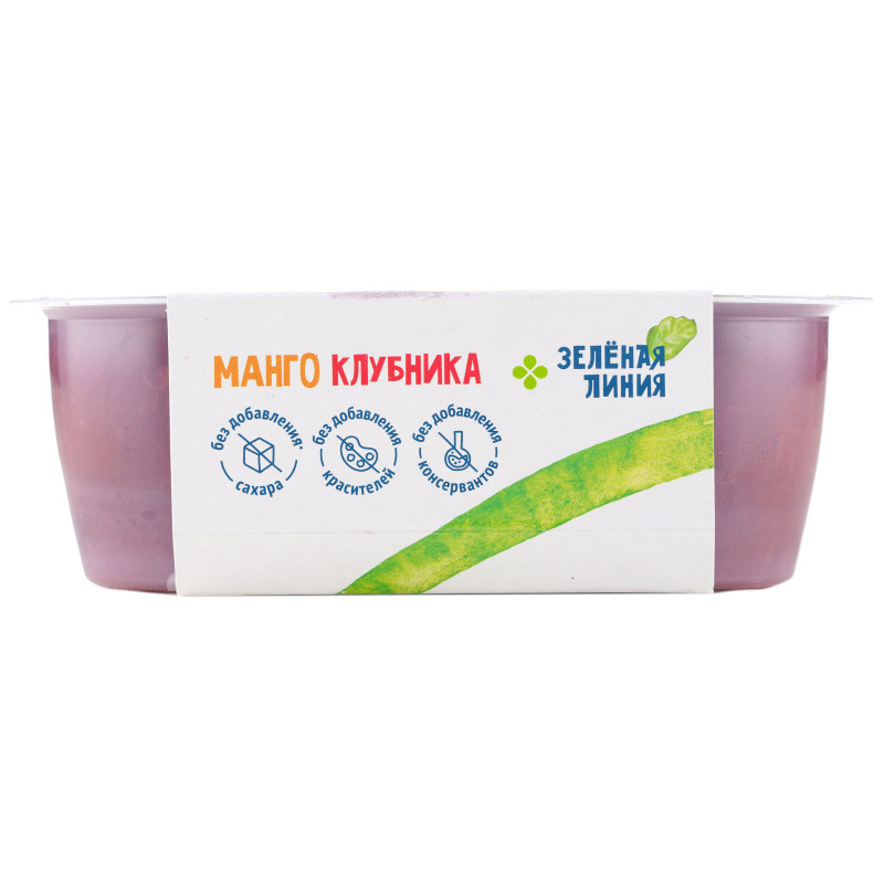 Десерт Манго-клубника Зелёная Линия, 200г — фото 4