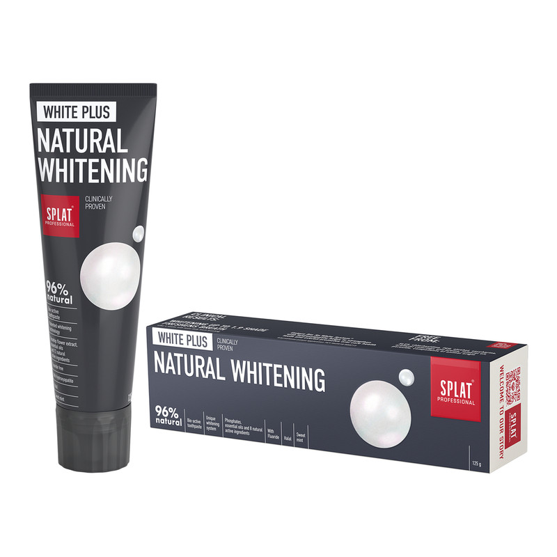 Зубная паста Splat Professional Natural Whitening отбеливание плюс, 125г