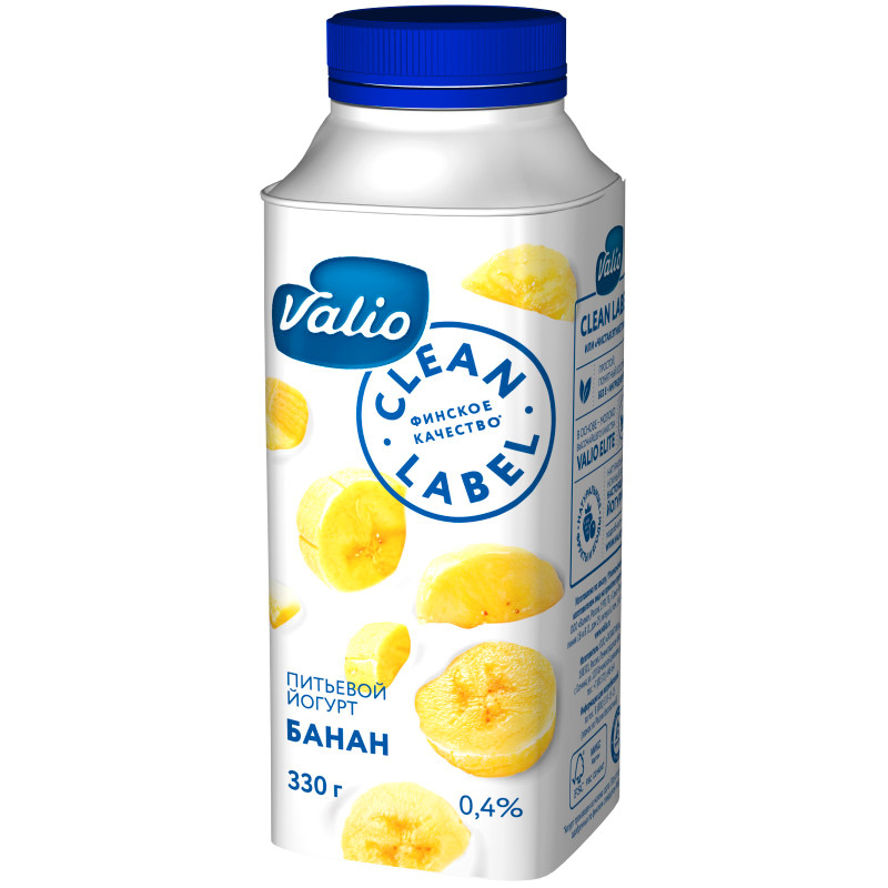 Йогурт Viola питьевой банан 0.4%, 330мл — фото 1