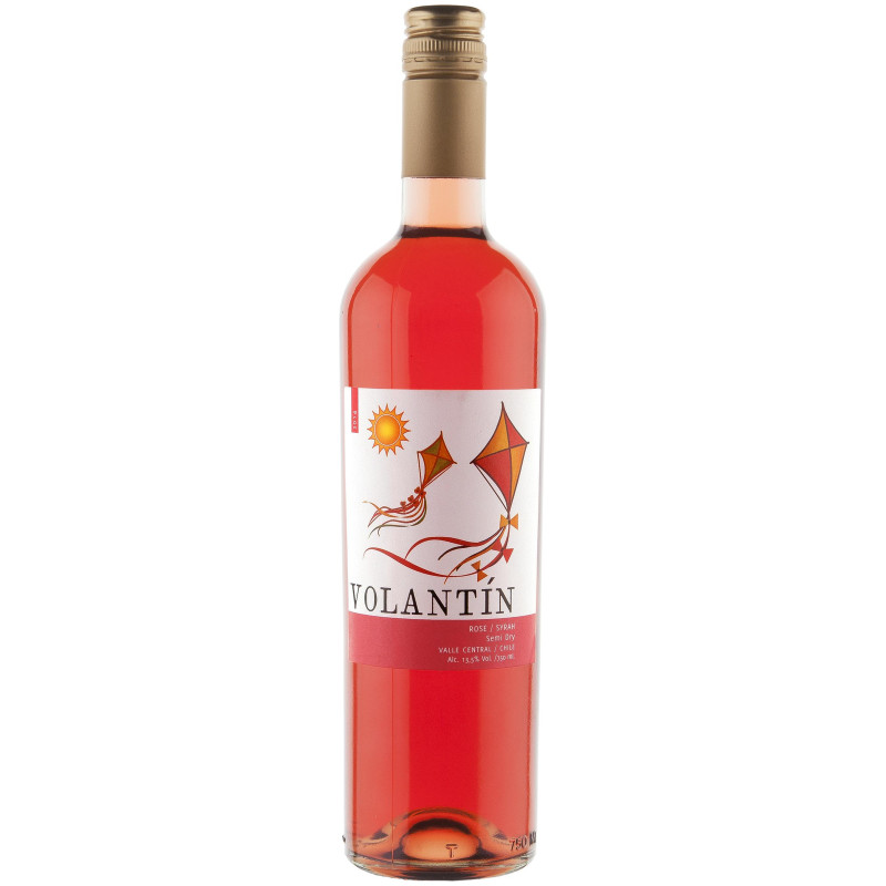 Вино Volantin Розе Сира розовое полусухое, 750мл