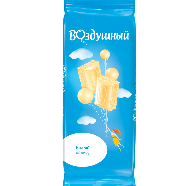 Шоколад белый Воздушный пористый, 85г - купить с доставкой в Москве в Перекрёстке