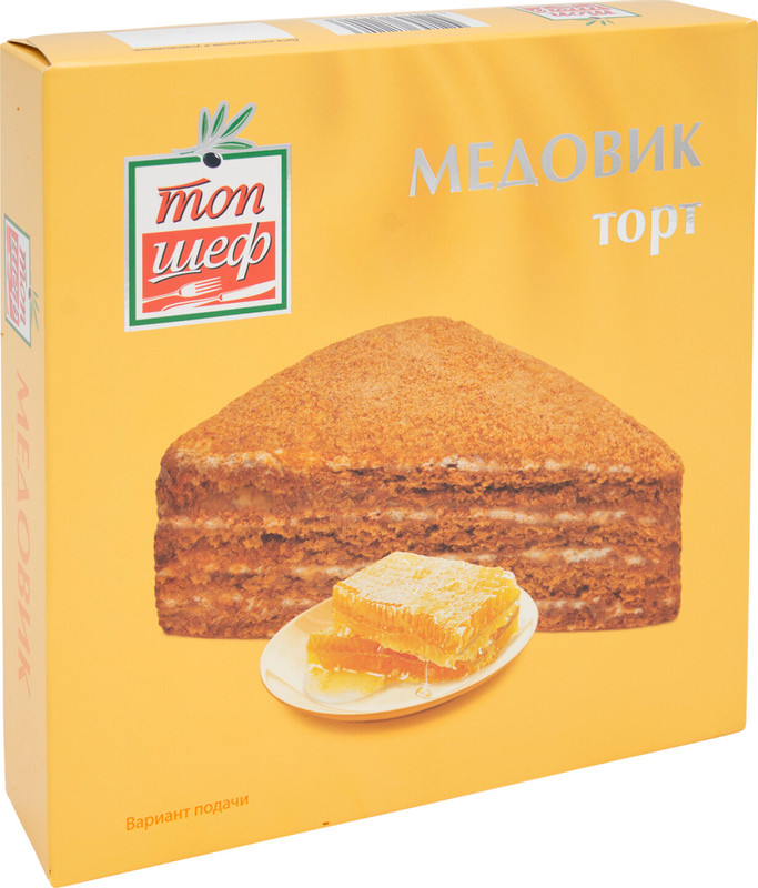 Торт Топ Шеф Медовик замороженный, 450г — фото 3