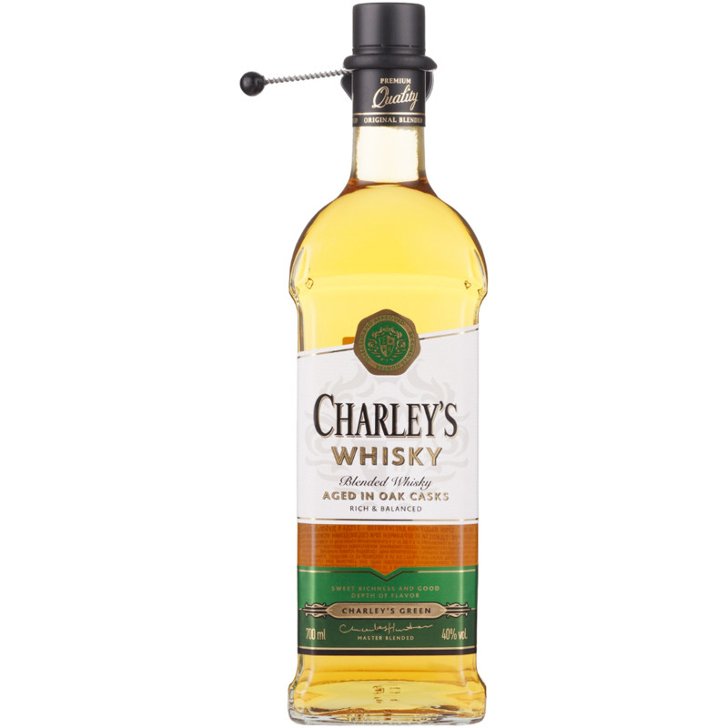Виски Green Charley's купажированный 40%, 700мл