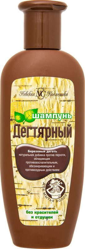 Шампунь для волос Невская Косметика Дегтярный, 250мл