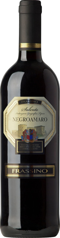 Вино Frassinо Неро д'Авола Сицилия красное сухое 9-15%, 750мл