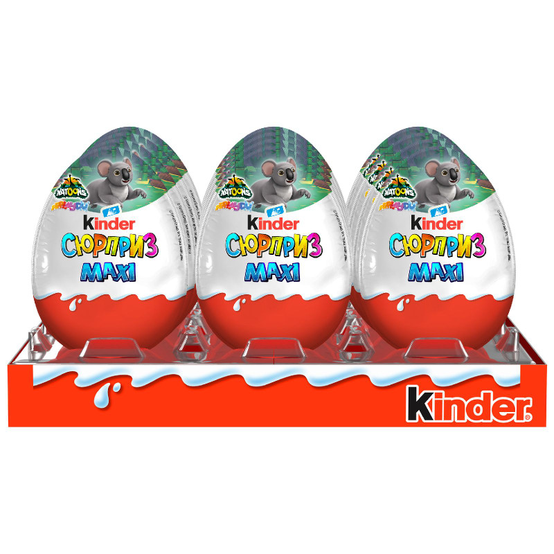 Яйцо шоколадное Kinder сюрприз Maxi с игрушкой-сюрпризом в ассортименте, 100г — фото 4