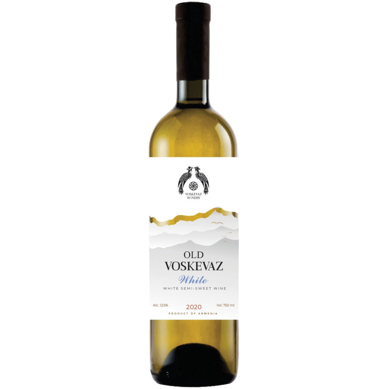 Вино Old Voskevaz белое полусладкое 12,5% ,750мл
