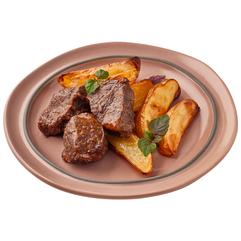 Блюдо для запекания Говяжьи щёчки с запечённым картофелем Шеф Перекрёсток, 250г — фото 2