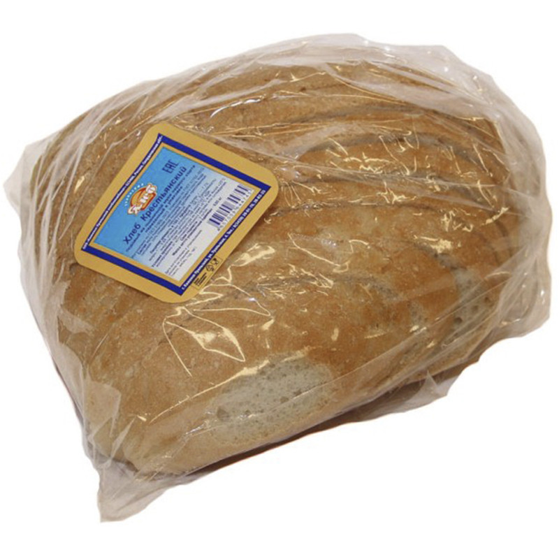 Хлеб Каменск-Уральский Хлебокомбинат Крестьянский подовый нарезка высший сорт, 550г