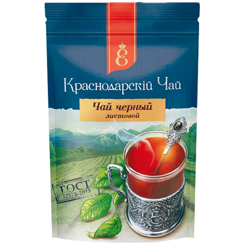 Чай Краснодарский Чай чёрный листовой, 90г