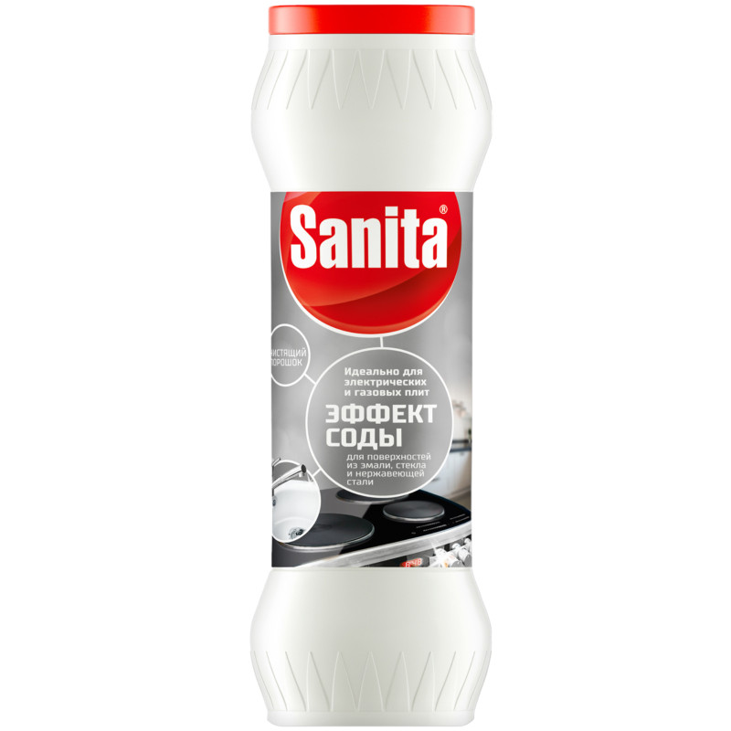Порошок Sanita Эффект соды чистящий, 400г