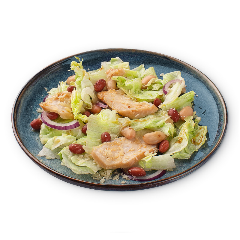 Тосканский фасолевый салат с курицей Шеф Перекрёсток, 195г — фото 2