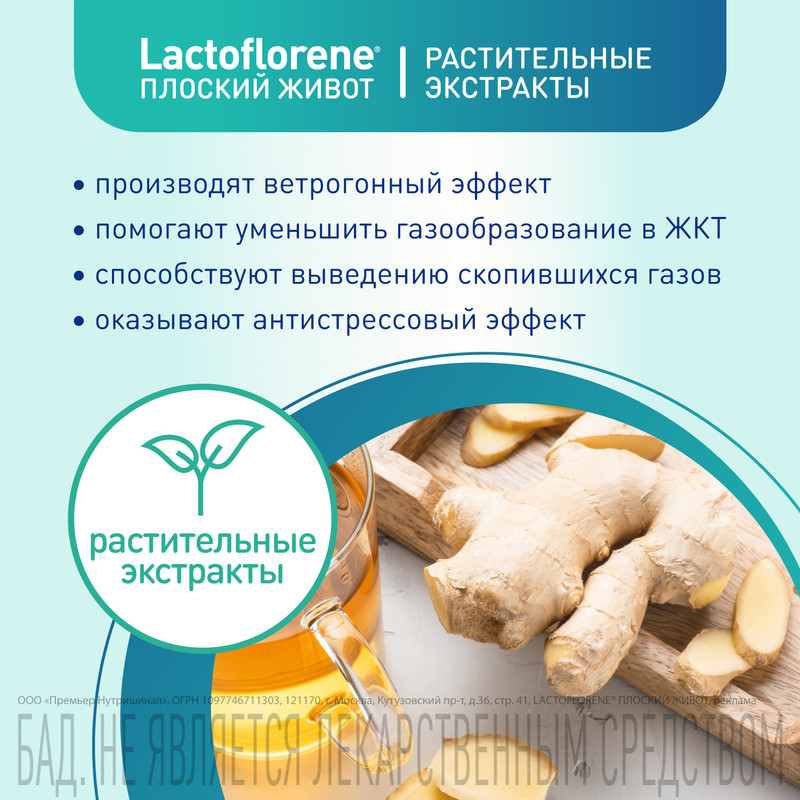 БАД Lactoflorene Плоский живот пробиотический комплекс, 20х4г — фото 6