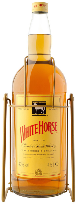 Виски White Horse 40% в подарочной упаковке, 4.5л