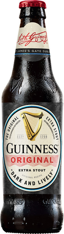 Пиво Guinness Оригинальное тёмное 5%, 450мл