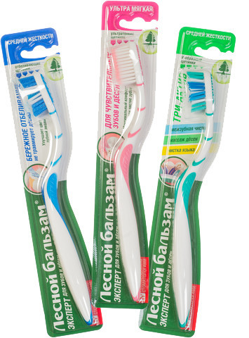 Зубная щётка Лесной Бальзам для чувствительных зубов и дёсен — фото 1