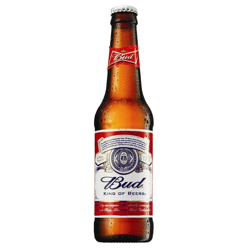 Пиво Bud светлое 5%, 330мл