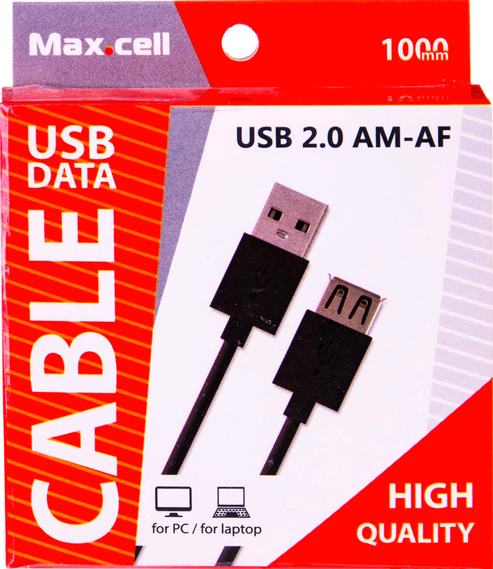 Кабель соединительный Max.cell Oxion слаботочный USB 2.0 чёрный
