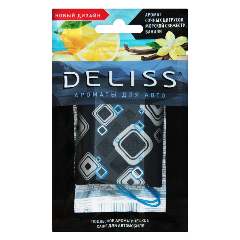 Ароматизатор автомобильный Deliss Comfort подвесные саше в ассортименте