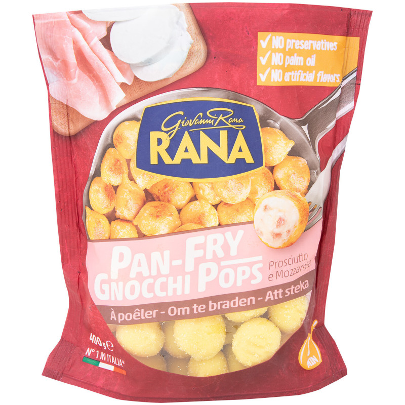 Изделия из теста Rana клецки картофельные с начинкой ветчина-сыр моцарелла, 400г