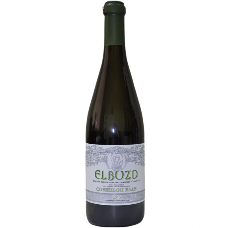 Вино Эльбузд Совиньон Блан белое сухое 13%, 750мл
