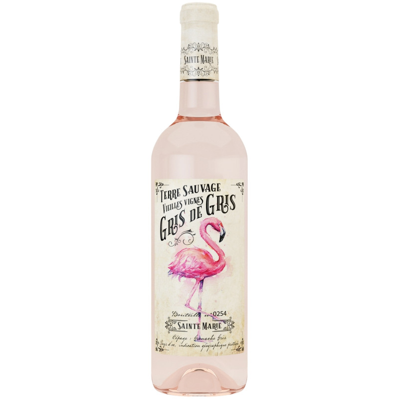 Вино Terre sauvage Gris de Gris Pays d'Oc розовое сухое 12%, 750мл