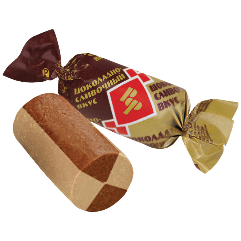 Конфеты Рот Фронт Батончики с шоколадно-сливочным вкусом, 250г — фото 1