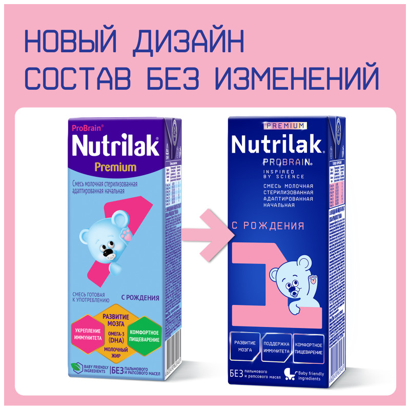 Смесь Nutrilak Premium 1, 200г — фото 1