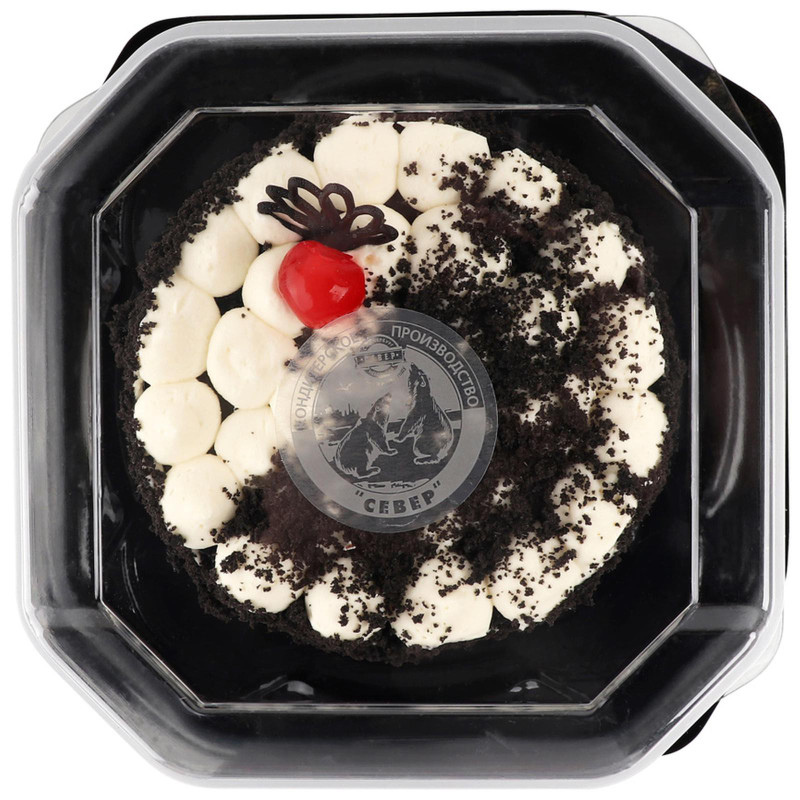 Торт бисквитный Север-Метрополь Черный бархат, 440г — фото 1
