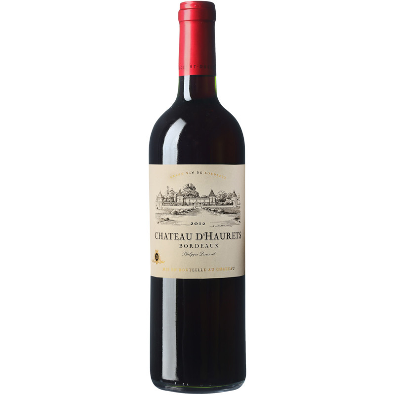 Вино Chateau d'Haurets красное сухое 13%, 750мл