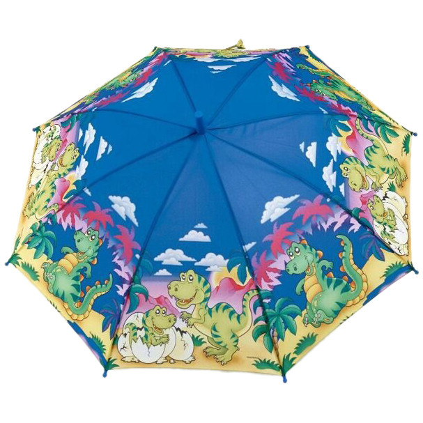 Зонт детский полуавтомат 8 спиц в ассортименте, купол 50 см — фото 1