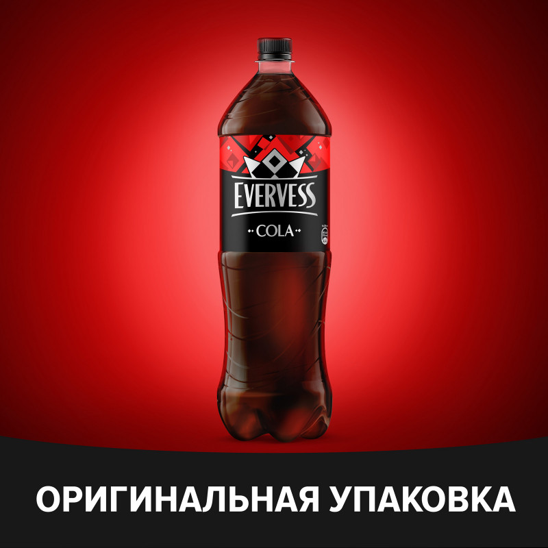 Напиток газированный Evervess Кола, 1.5л — фото 1