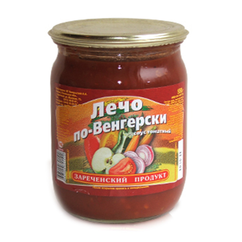 Соус Зареченский продукт Лечо по-венгерски, 550г