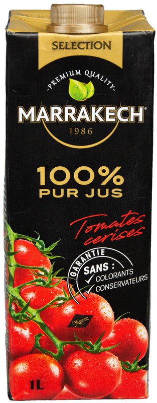 Сок Marrakech из томатов черри прямого отжима с солью, 1л