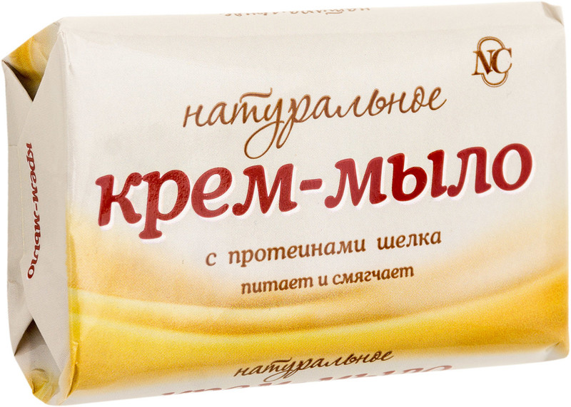 Крем-мыло Невская Косметика натуральное с протеинами шёлка, 90мл — фото 2