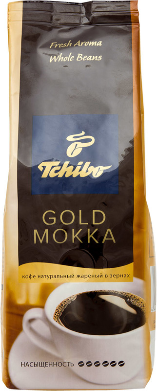 Кофе Tchibo Gold Mokka в зёрнах, 250г