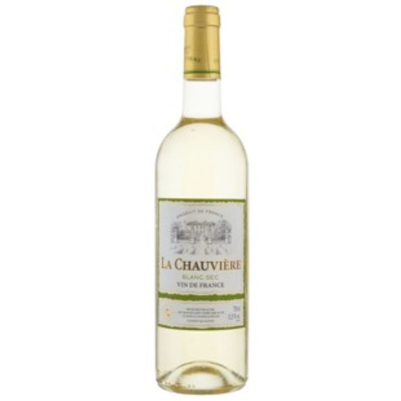 Вино La Chauviere белое сухое 11%, 750мл