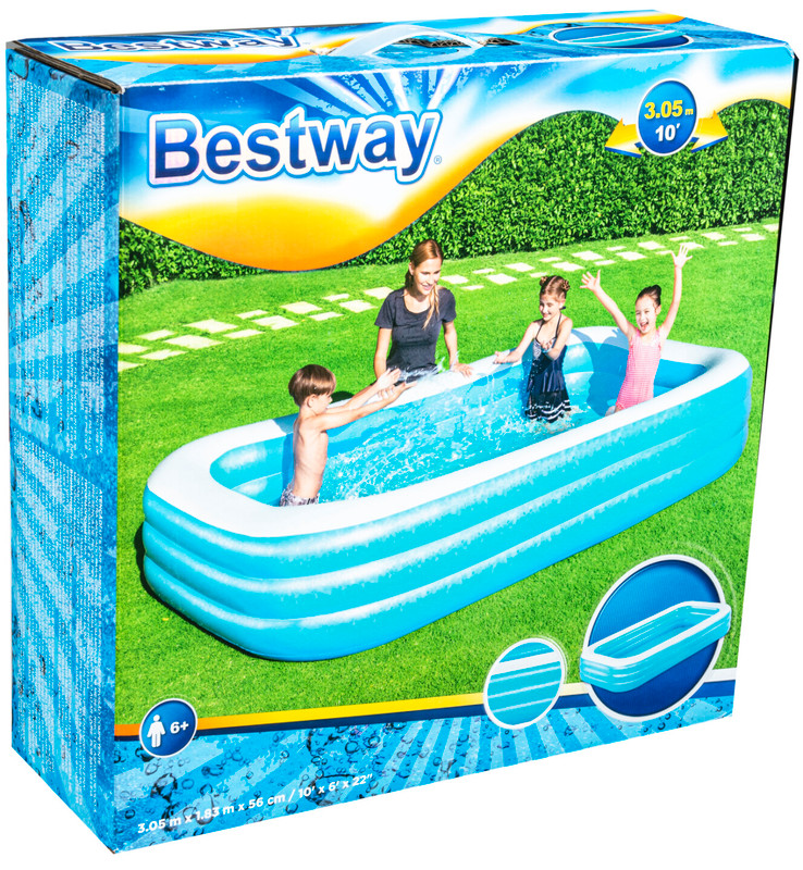 Бассейн Bestway игровой для детей 305х183х56см 54009 — фото 5