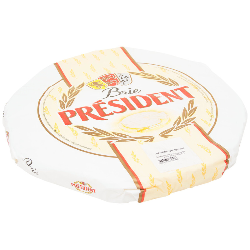 Сыр мягкий President Бри с белой плесенью 60% — фото 1