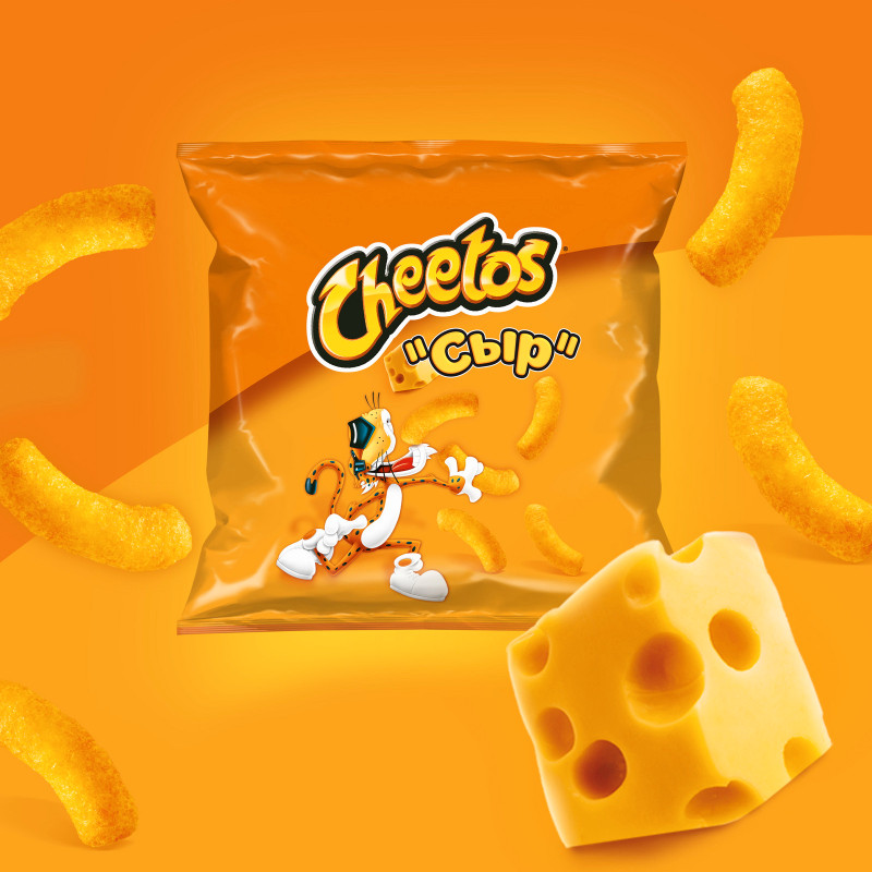 Кукурузные снеки Cheetos Сыр, 26г — фото 1