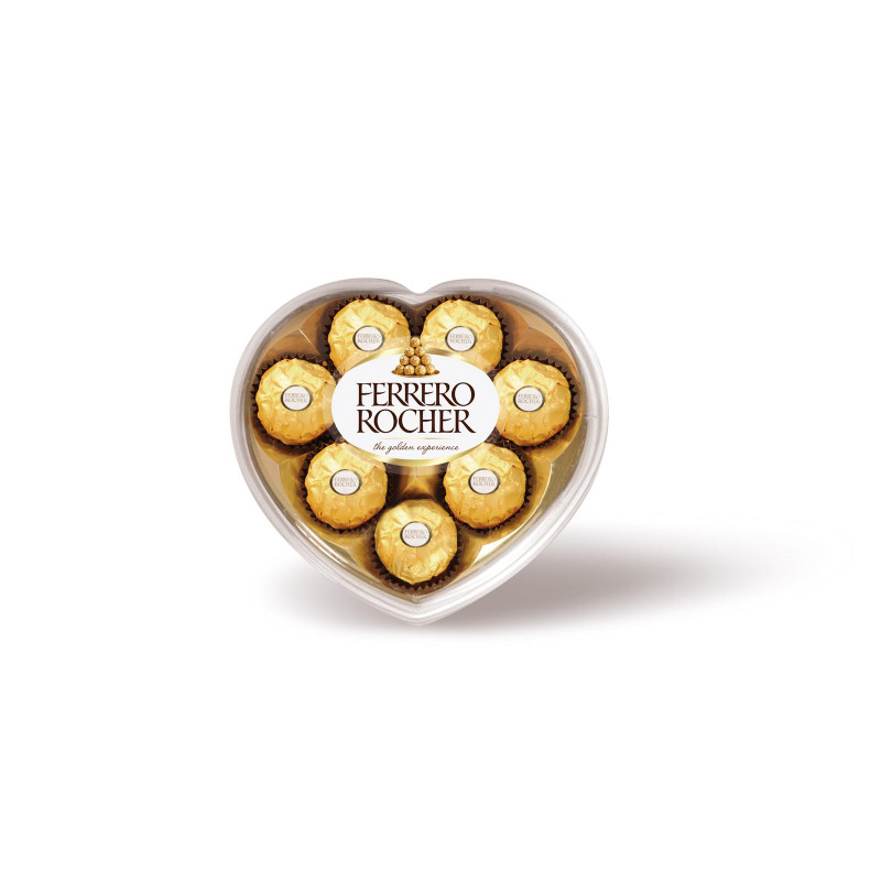 Конфеты Ferrero Rocher молочный шоколад и лесной орех-Сердце-Весна, 100г — фото 8