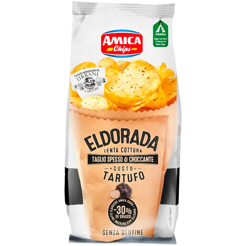 Чипсы Amica Chips Eldorada Чёрный трюфель картофельные, 100г