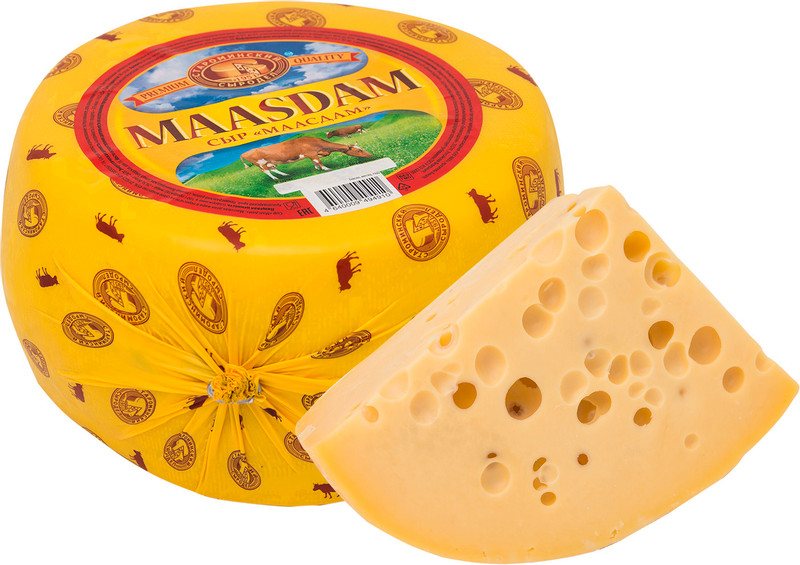 Сыр Староминский Сыродел Маасдам 45% — фото 2